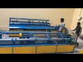 Fully automatic chain link fencing machine