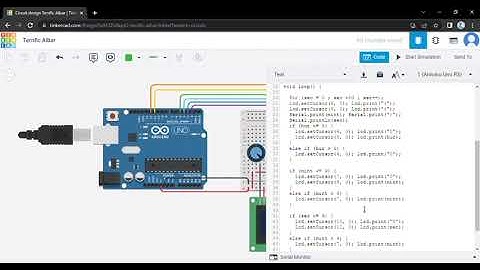 [Elektronika 2] - Simulasi Arduino TinkerCAD - Membuat Jam Digital Arduino Tanpa RTC