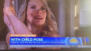 Prenatal yoga on the Today Show