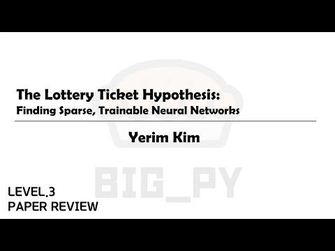 [Paper Review] The Lottery Ticket Hypothesis: Finding Sparse, Trainable Neural Networks
