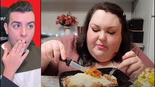 Foodie beauty is doing mukbangs full-time despite health problems | reaction