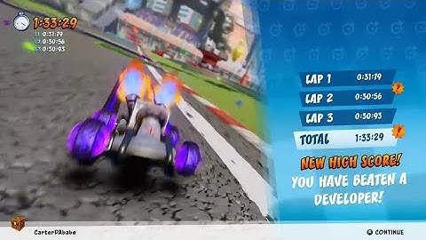 CTR Nitro Fueled: Turbo Track Developer Time