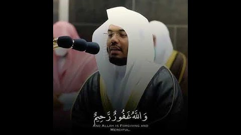 أَفَلا يَتوبونَ إِلَى اللَّهِ وَيَستَغفِرونَهُ| تلاوة إبداعية للشيخ ياسر الدوسري✨
