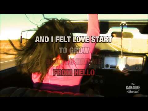 You Had Me From Hello in the Style of "Kenny Chesney" with lyrics (no lead vocal)
