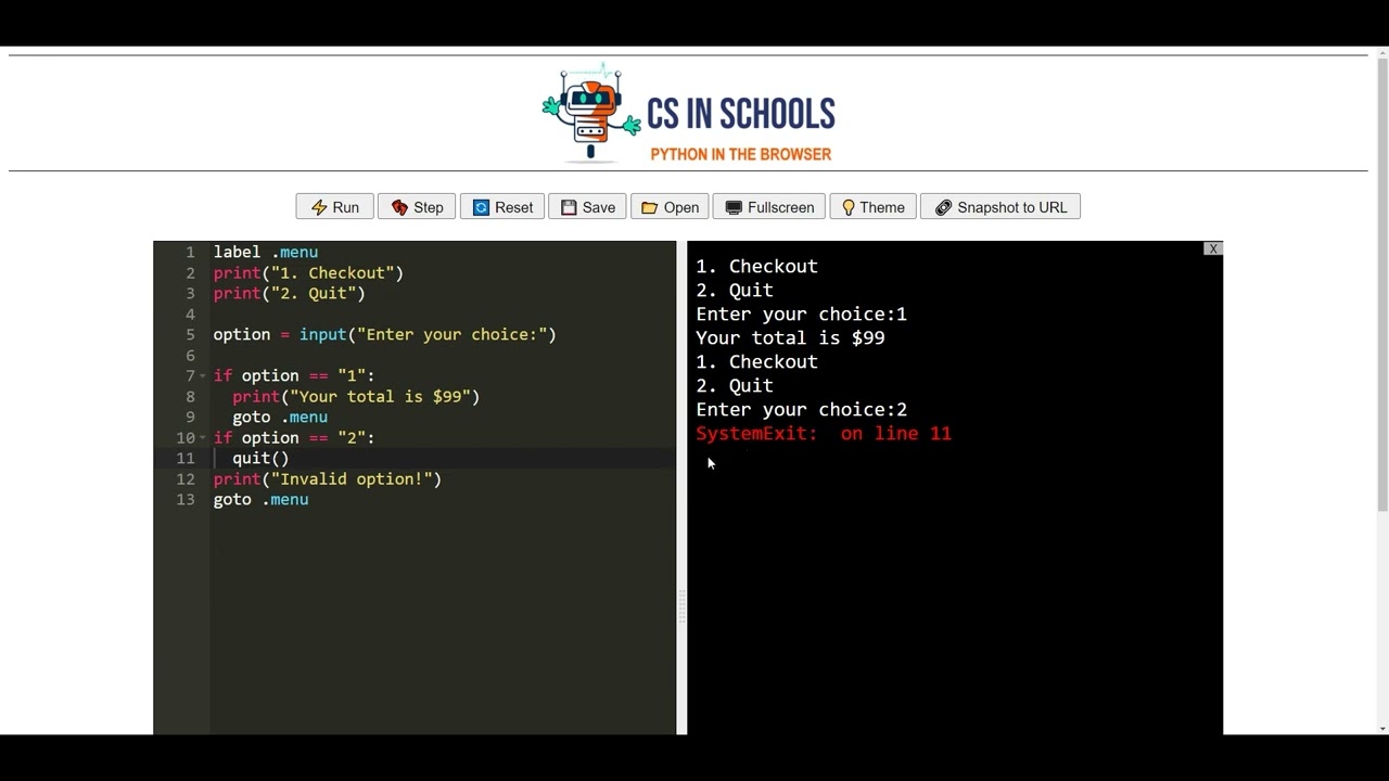 Amazon Training - Session 6, Goto Code walkthrough
