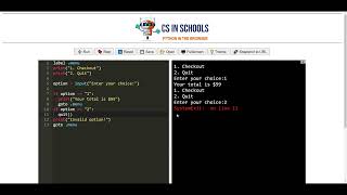 Amazon Training - Session 6 Goto Code walkthrough