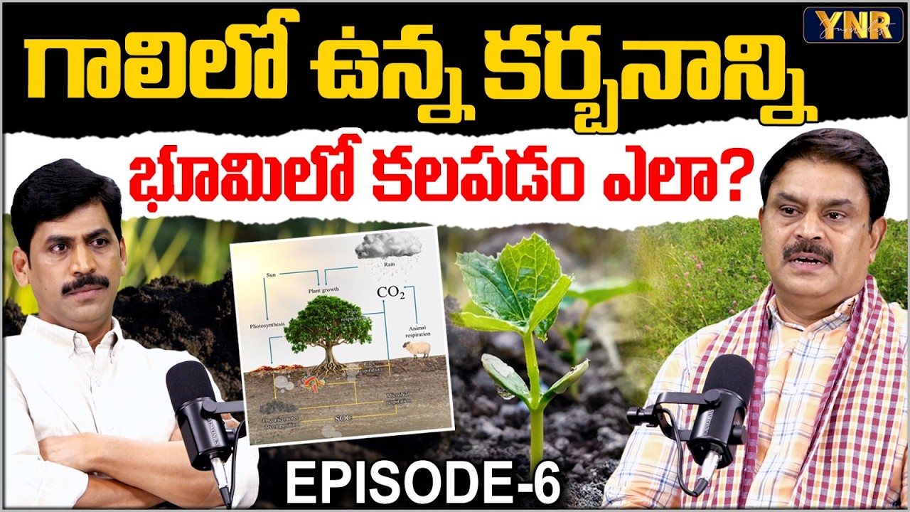 How to Store Carbon from Air into Soil? | Prathibha Biotech | EPISODE-6 | Rajasekhar Reddy | YNR