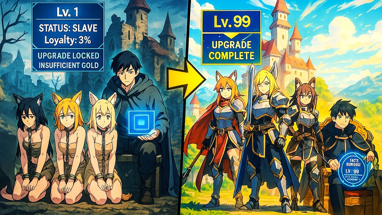 Exiled To a Poor Border Town With 10 Slaves But My Upgrade System Turn Them Into 99lvl Warrior