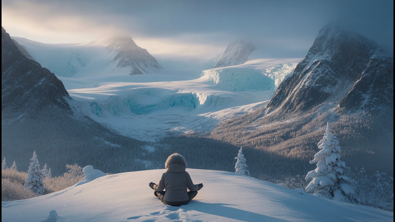 Siberian Mountain Meditation ❄️ Healing Frequencies & Calm Ambient Music for Mind Relaxation