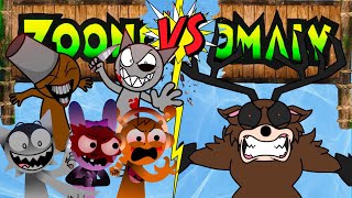 Horror Sprunki Vs Enies From 99 Nights In The Forest Pt. 8 - Zoonomaly Remix Battle Cover