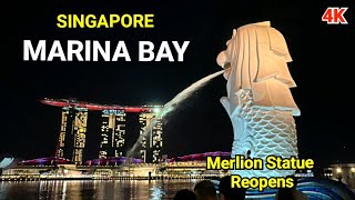 Singapore Marina Bay | Merlion Statue in Singapore Reopens with Spectacular Upgrade