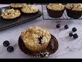 How to make blueberry streusel muffins