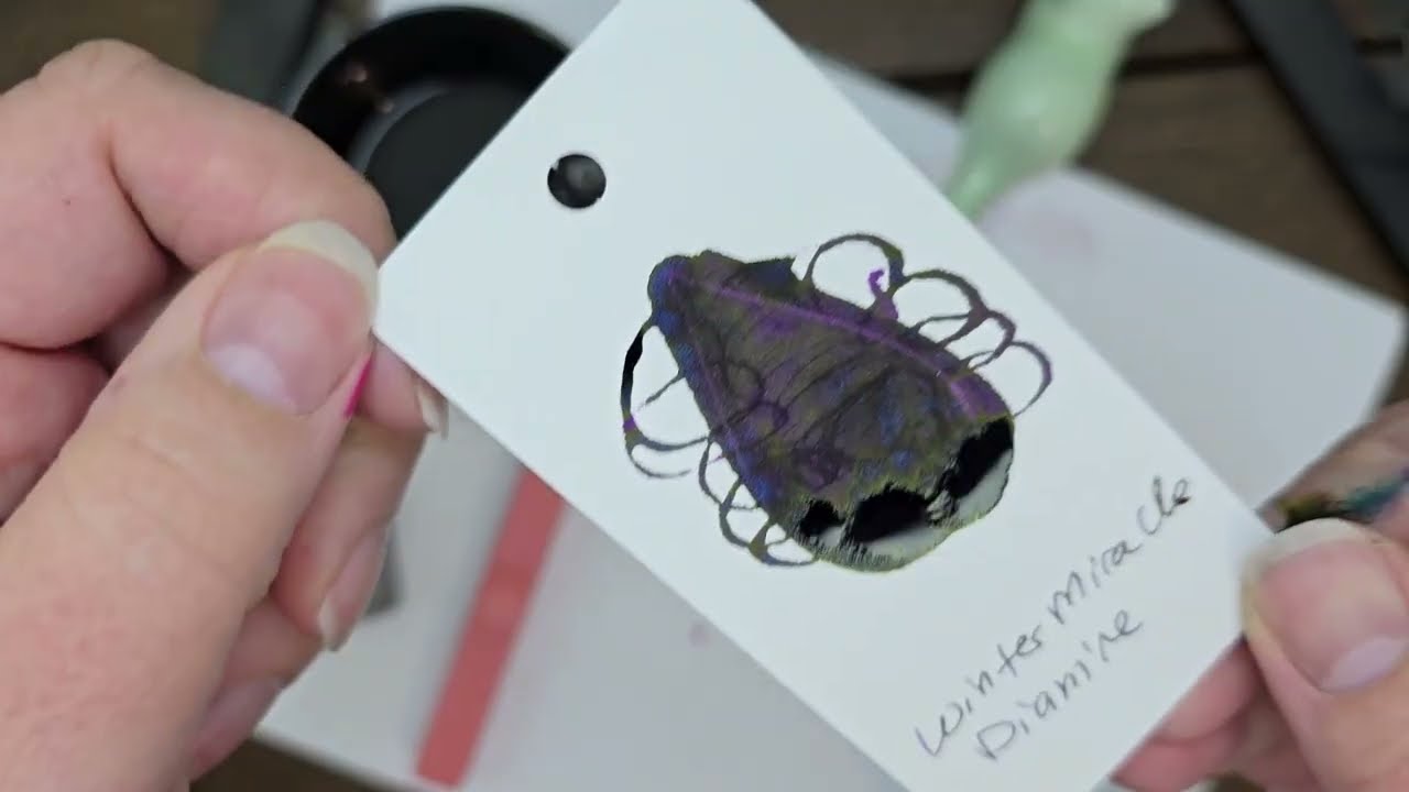 Winter Miracle Ink Review Diamine Fountain Pen Ink