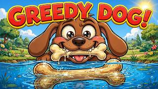 The Greedy Dog | Moral Story for Kids | GIG Kids Tales