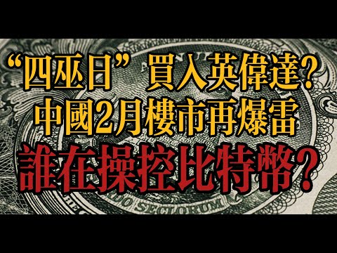 谁在操控比特币 | “四巫日”上车英伟达 | 特斯拉进入"价值"区间 | 中国2月楼市再爆雷| #stockmarket #chinaeconomy #tsla #btc #nvda #crypto