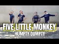 FIVE LITTLE MONKEY - HUMPTY DUMPTY | TIKTOK TREND - DANCE REMIX | DJ SANDY REMIX | DANCE BY ZIN ERIC