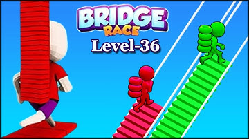 Bridge Race Level 36 (All Levels) Android Game | Bridge Race Gameplay| Bridge Race Game Android