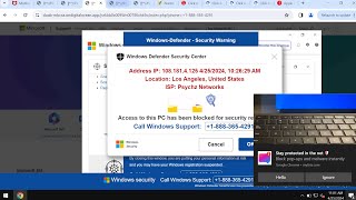 1-888-365-4291 fake Windows Support alert removal