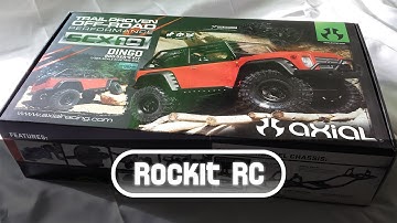 Unboxing / box artwork: Axial SCX10 Dingo 1/10th Scale Electric 4WD Kit HD