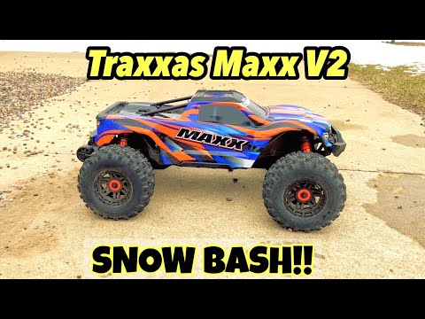 TRAXXAS MAXX V2 ~ SNOW BASH!!