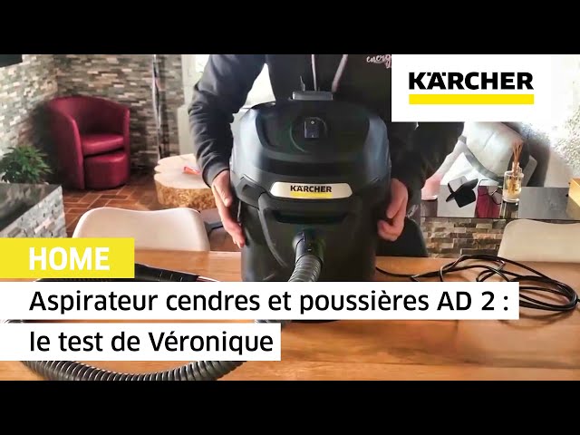 Aspirateur cendres et poussières AD 2 : le test de Véronique