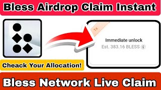 How To Claim Bless Network Airdrop | Bless Network Cheacker Live | Bless Token Listing| Bless Claim|