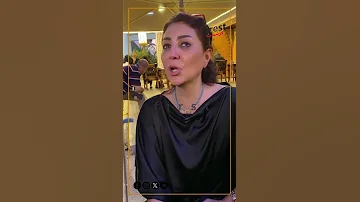 بكاء الفنانة الجميلة وفاء عامر بسبب صغير تعبان 