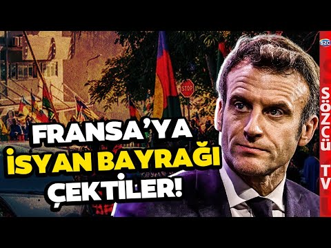 Macron İşin İçinden Çıkamıyor! 1700 KM Uzaklıktaki Kaledonya Fransa'ya İsyan Başlattı