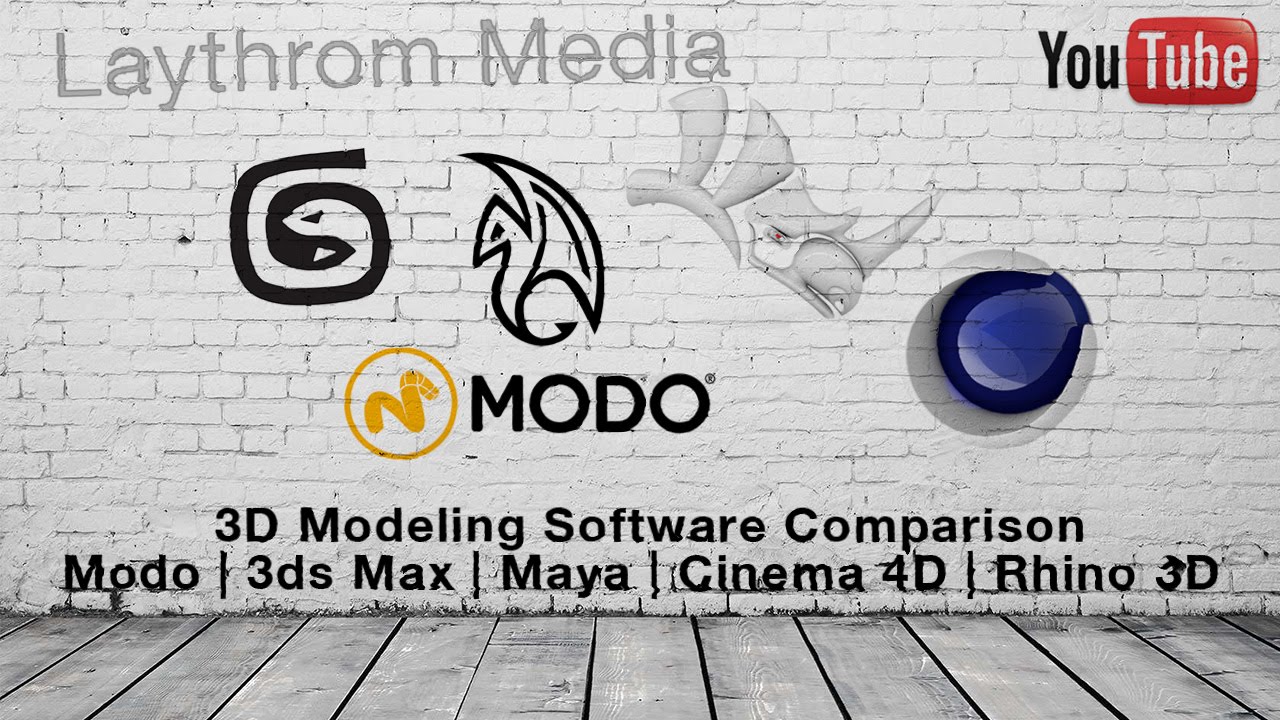 3d Software Modo Vs 3ds Max Vs Maya Vs Cinema 4d Vs Rhino 3d Youtube