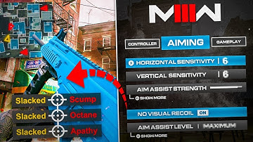 the BEST PRO PLAYER  CONTROLLER & GRAPHICS SETTINGS in MW3! (MAX FPS)
