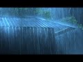 Beat Stress Within 3 Minutes to Sleep Soundly with Heavy Rain & Thunderstorm on a Tin Roof at Night