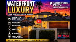 Waterfront Luxury With Private Boat Ramp & Main River Access | 25 Gregory Drive, Carrara