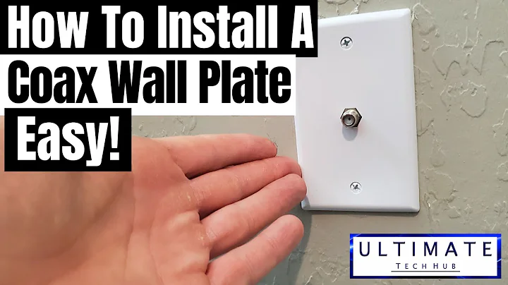 Coax Outlet Installation - How To