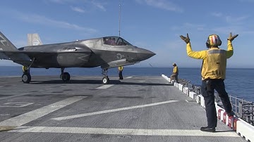 F-35B Lighting II testing aboard USS America, Nov. 4, 2016