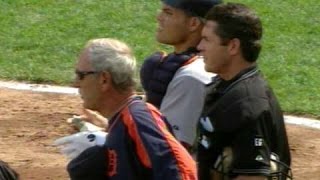 DET@NYY: Leyland pauses argument with umpires