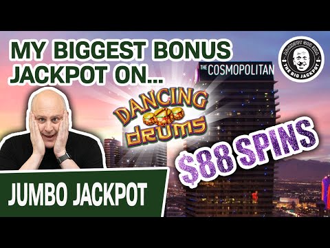 🥁 My BIGGEST EVER Bonus Jackpot On… 💃 Dancing Drums!!!