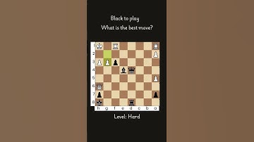Black to Play & Win | This Simple Chess Puzzle Has a Brilliant Hidden Trick