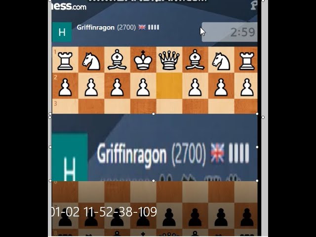 Chess com Blitz 3 minute 2700 & 2621 1 0 