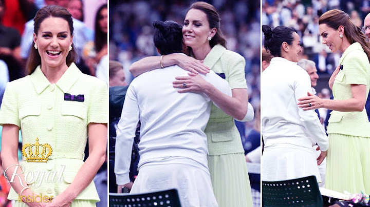 Tears on Centre Court! Catherine’s Unexpected Hug Stuns Wimbledon Crowd - Royal Insider