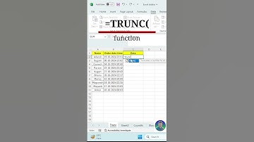 Trunc formula in excel 💥😳 #excel #exceltricks #excelformula