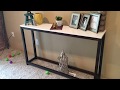 DIY | Pottery Barn Inspired Modern Console Table (Pottery Barn Dupe) DIY | Pottery Barn Inspired Modern Console Table (Pottery Barn Dupe)