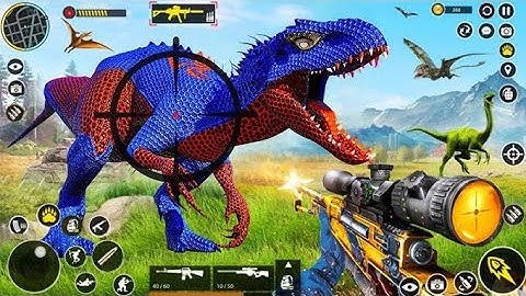 T-rex Dinosaur Deadly shores dino hunter 3D Hunting Game - Android,ois Gameplay