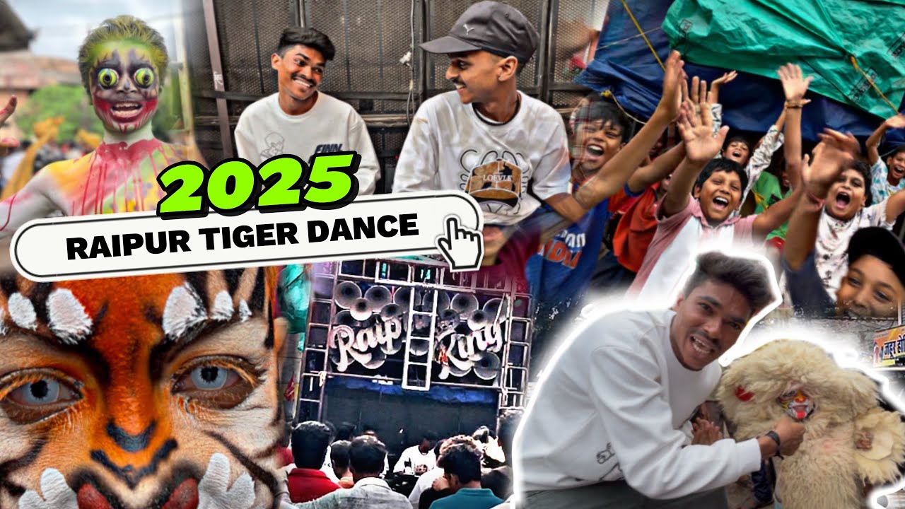 Raipur Moharram 2025 Tiger Dance 😍 | Dilse Maza Aa Gaya Aj to ( Ft. Jai ambe dhumal  )