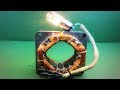 How to make electric free energy generator using dynamo - Science experiment projects diy 2018