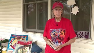 Devoted Phillies fan defies odds against cancer, hopes she can be a good luck charm as Phillies take screenshot 5
