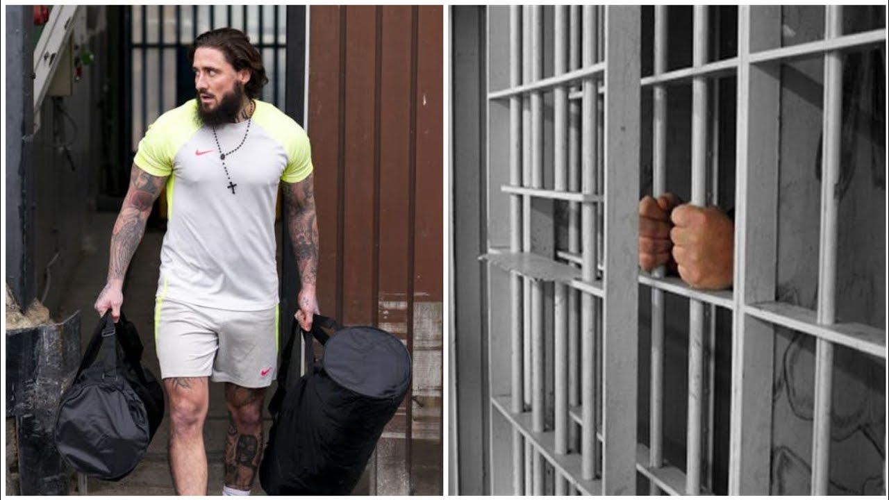 Stephen Bear walks out of prison after serving revenge porn sentence