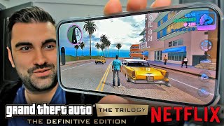 GTA DEFINITIVE EDITION MOBİLE GELDİ ! BEDAVA İNDİR NETFLIX İLE