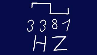 3381 hz square