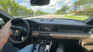 2021 Porsche 911 Targa 4 driving video