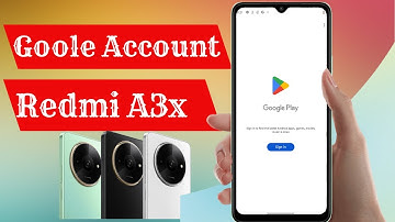 How To Create Google Account In Redmi A3x  Redmi A3x Me Play Store id Kaise Banaen | play store open